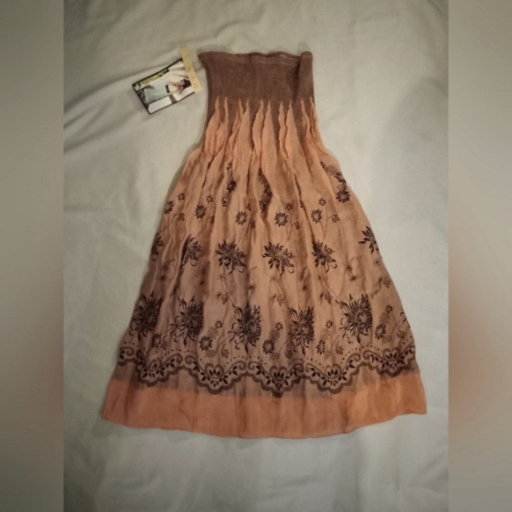 LADIES "TUBE-TOP" STRAPLESS DRESS